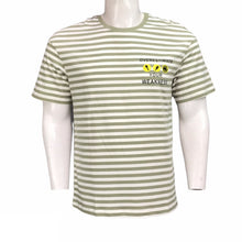 Load image into Gallery viewer, Striped T-shirt with Round Neck and Short Sleeves (imported)