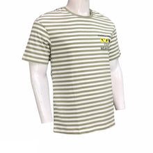 Load image into Gallery viewer, Striped T-shirt with Round Neck and Short Sleeves (imported)