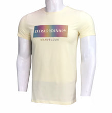 Load image into Gallery viewer, Typographic Print Round Neck T-shirt with Short Sleeves (Imported)