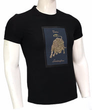 Load image into Gallery viewer, Slim Fit T-shirt with Stones Round Neck and Short Sleeves (imported)