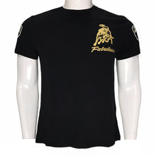 Load image into Gallery viewer, Slim Fit T-shirt with Stones Round Neck and Short Sleeves (imported)