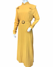 Load image into Gallery viewer, FASHIVO Solid Accordion Pleated Maxi Dress (Imported)