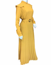 Load image into Gallery viewer, FASHIVO Solid Accordion Pleated Maxi Dress (Imported)