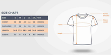 Load image into Gallery viewer, Typographic print T-shirt with V-neck and Short Sleeves (Imported )