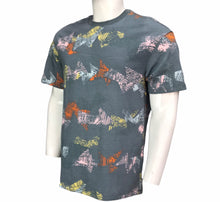 Load image into Gallery viewer, Slim Fit Printed T-shirt with Round Neck and Short Sleeves (imported)
