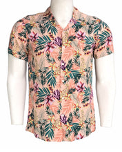 Load image into Gallery viewer, Short Sleeve Turkish Style Printed Floral shirt
