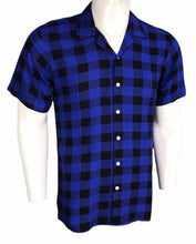 Load image into Gallery viewer, Short Sleeve Turkish Style checkered shirt
