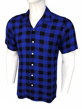 Load image into Gallery viewer, Short Sleeve Turkish Style checkered shirt
