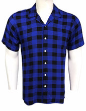 Load image into Gallery viewer, Short Sleeve Turkish Style checkered shirt
