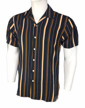 Load image into Gallery viewer, Short Sleeve Turkish Style Printed Striped shirt
